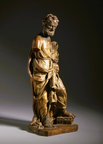 Sculpture Sculpture en Terre cuite - Saint Pierre, Italie IIe moitié du XVIe siècle